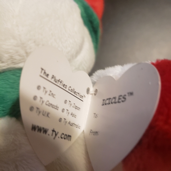 TY Pluffies Snowman Icicles Plush Stuffed Toy 2010 Nwt 8" Ty Snowman Plush - Picture 5 of 5